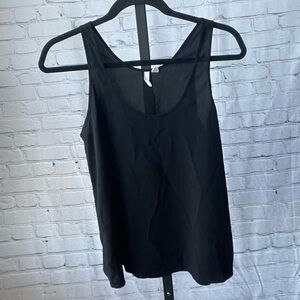 French Black Basic Tank Top Size Medium